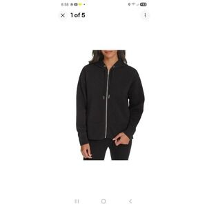 DKNY Women's Tech Ottoman Jacket - Size Small - Color Black- NWT